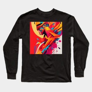 Abstract Reverie - Exploring the Canvas of Imagination Long Sleeve T-Shirt